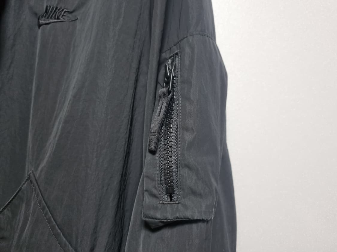 남성 정가15만 나이키 블랙 검정 우븐 경량 봄버 자켓 바람막이 상품이미지7