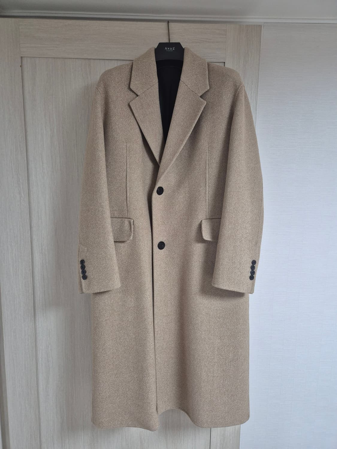 솔리드옴므 트윌베이지 코트 48사이즈 상품이미지1