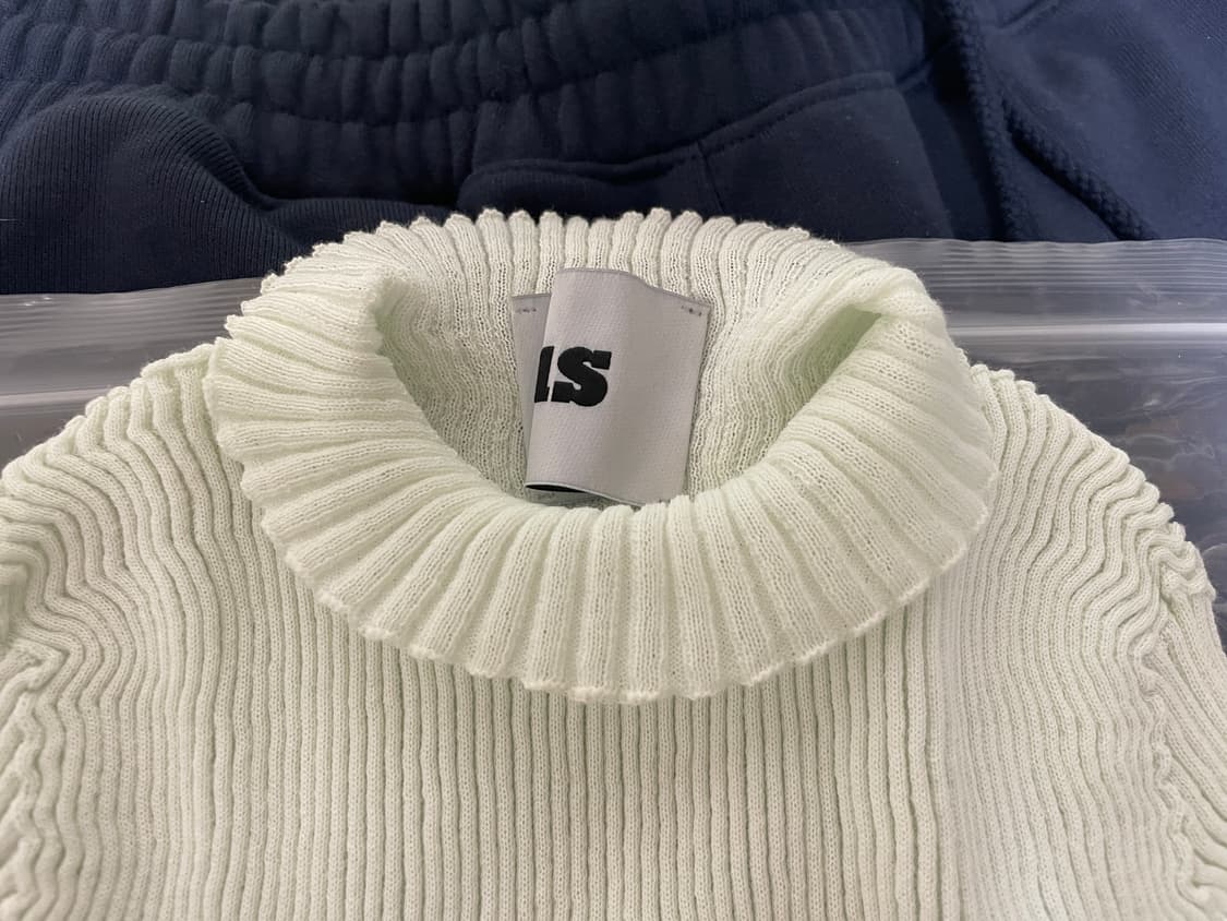 Milhojas top Ribbed mock-neck top 상품이미지3