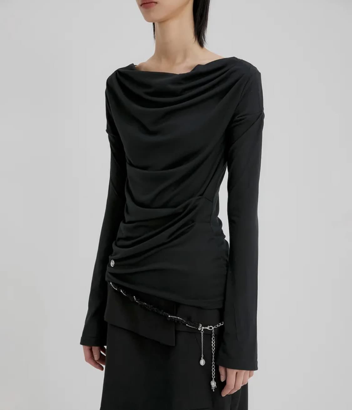 플레어업 드레이프 롱 슬리브 상품이미지2