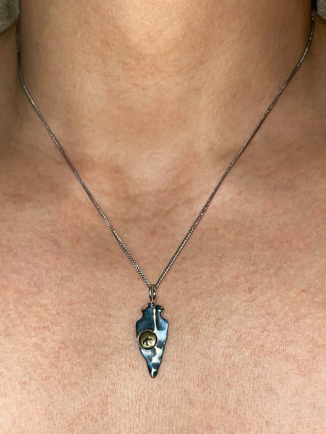 실버925 웨이브 쉐입 펜던트 네크리스 / 남자목걸이 여자목걸이 유니섹스 상품이미지2