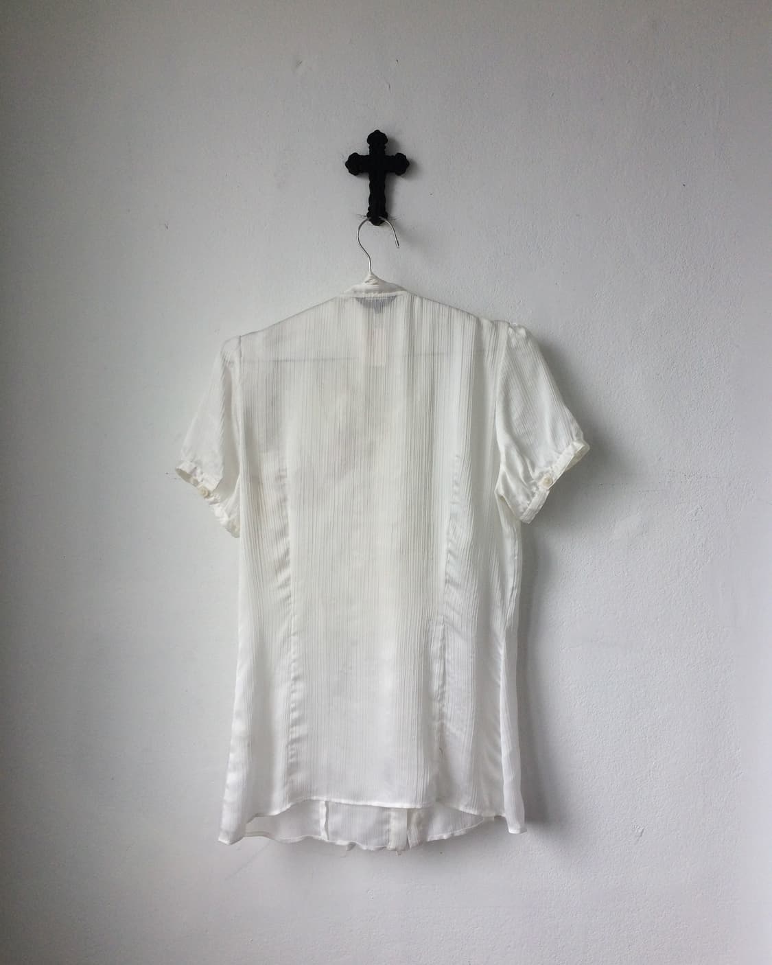 Frill point tied blouse 상품이미지3