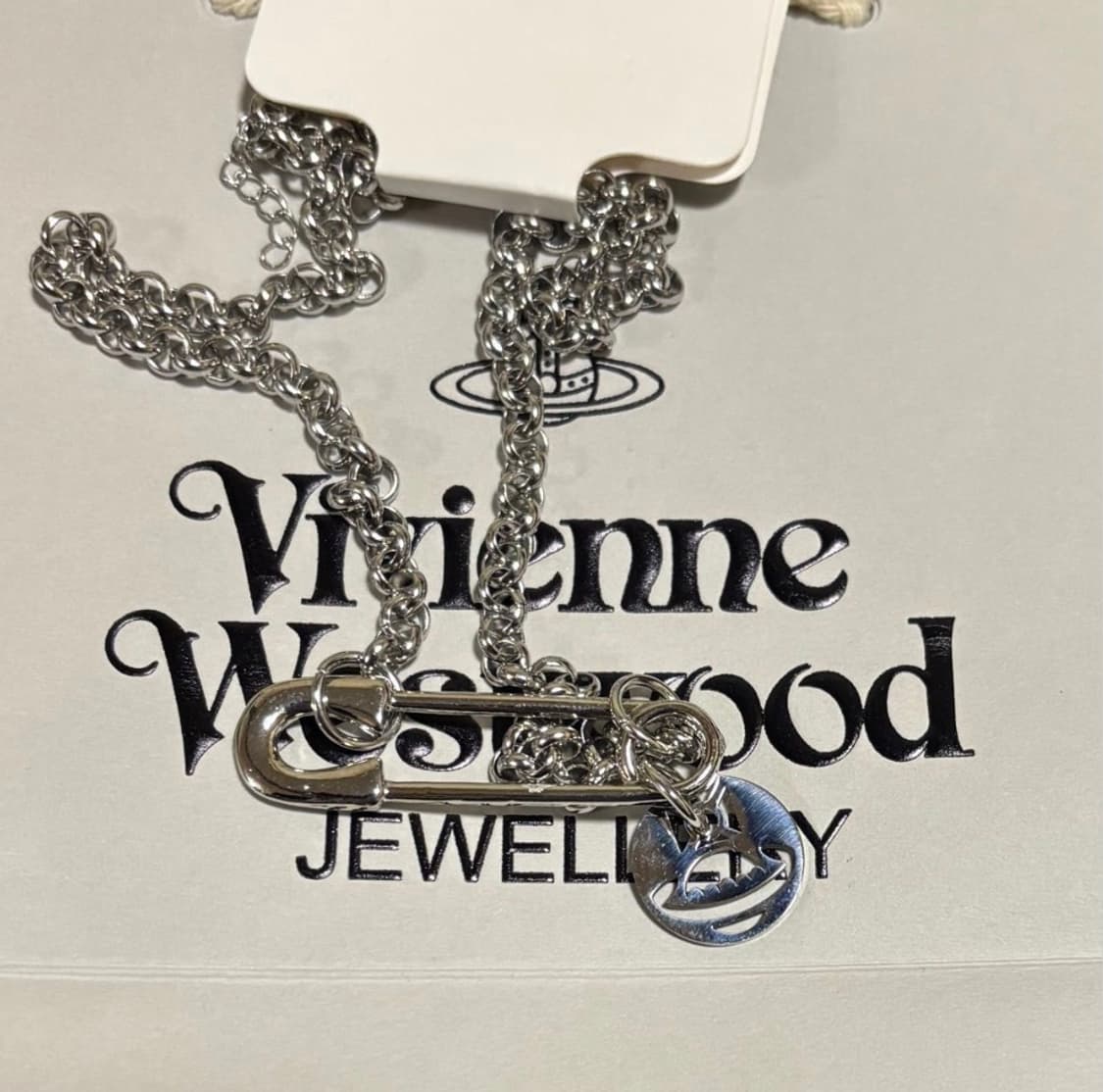 비비안웨스트우드 아카이브 이모진 클립 orb 팬던트 목걸이 상품이미지2