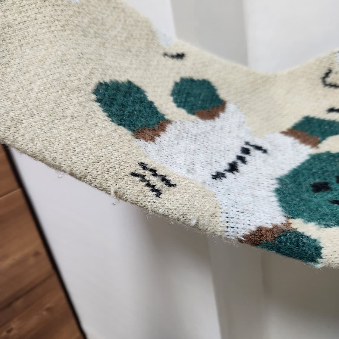 곰돌이 베이지 가디건 상품이미지3