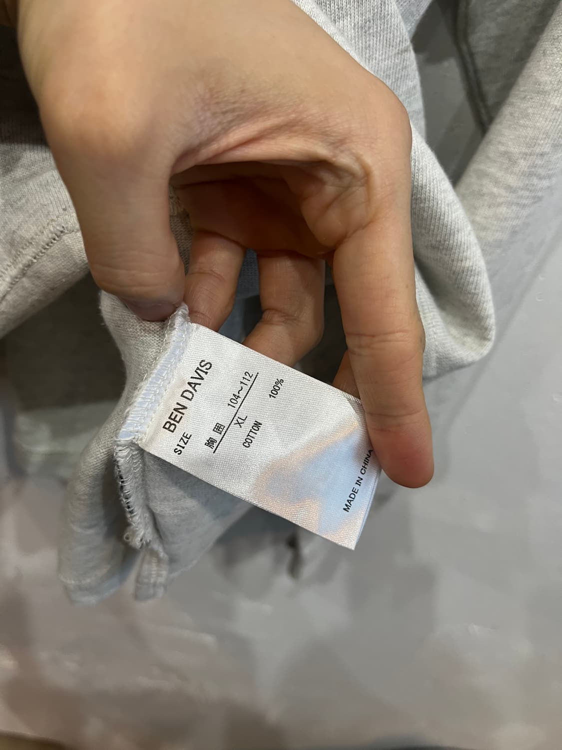 벤 데이비스 오버핏 맨투맨 스웻셔츠  상품이미지7