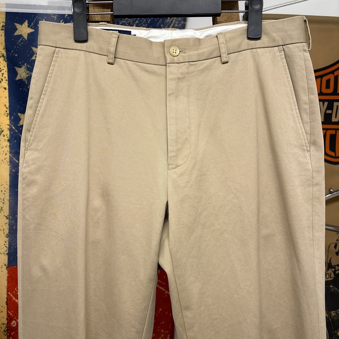 90s 폴로 랄프로렌 릴렉스핏 코튼트윌 치노팬츠 베이지 N945 상품이미지3
