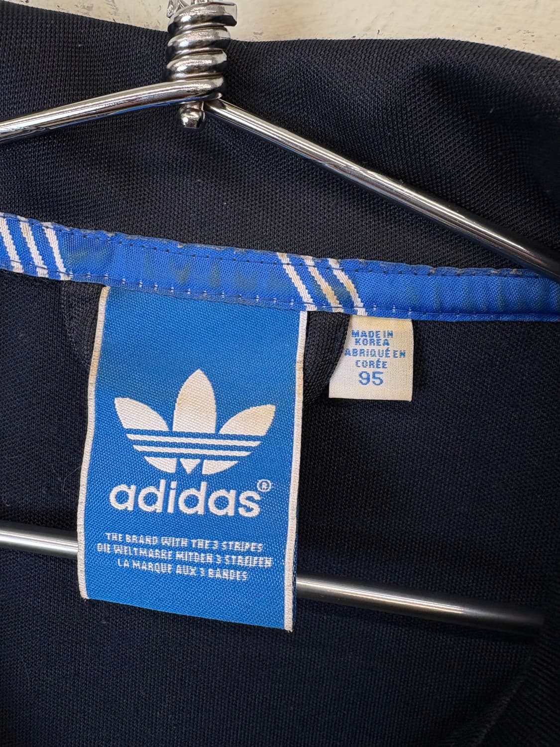 아디다스 유로파 삼선 트랙탑 져지 네이비 상품이미지5
