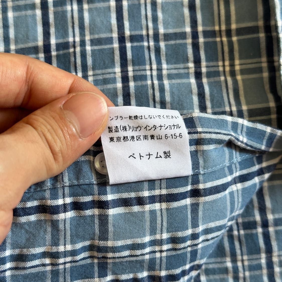Ryo pocket check cotton 1/2 shirts 상품이미지8
