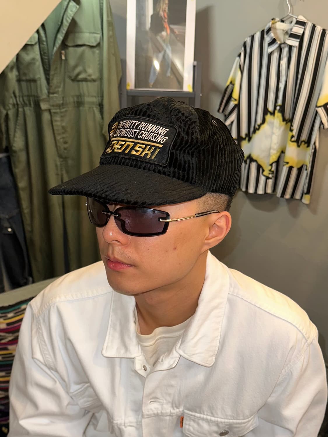 90’s Alpen Ski corduroy trucker cap 상품이미지1