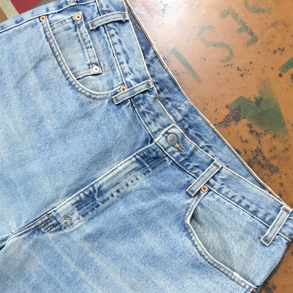 리바이스 550 연청 데님 팬츠 허리 36 상품이미지6