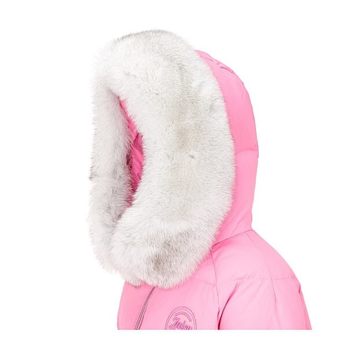 쥬시꾸뛰르 쥬시 와이드 후드 퍼 구스다운 점퍼(JC19417105) 상품이미지4