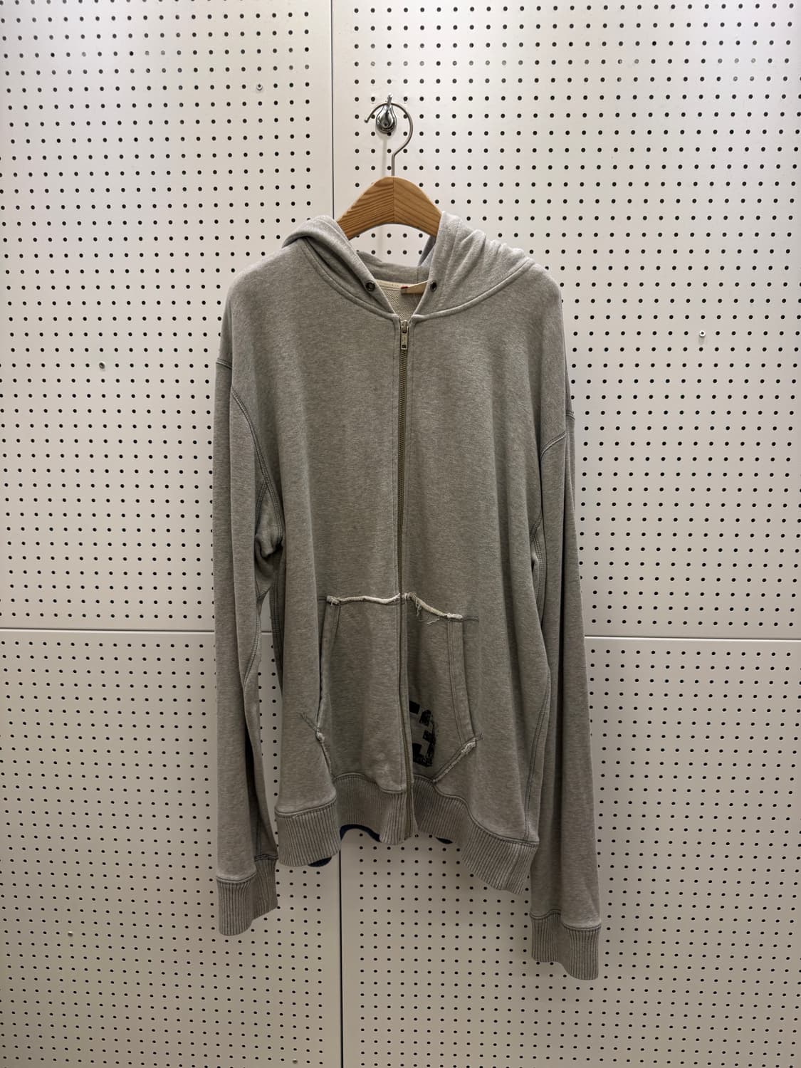 리바이스 백로고 그레이 후드집업 U1632 상품이미지2