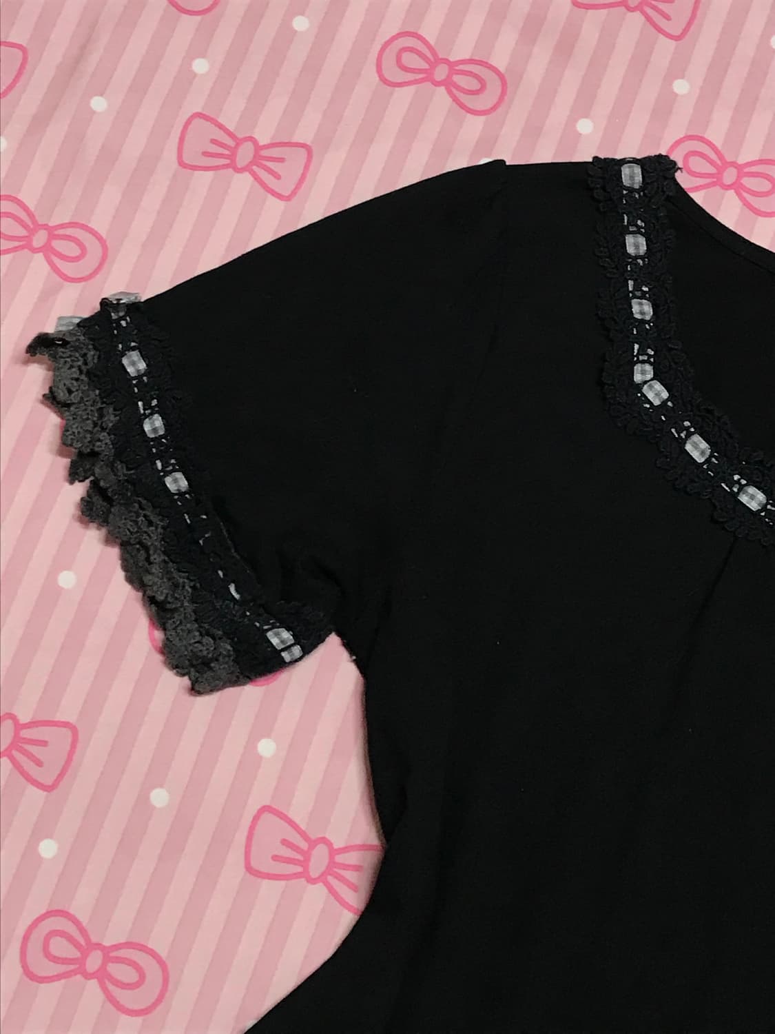 Axes femme 블랙 레이스 t 상품이미지2