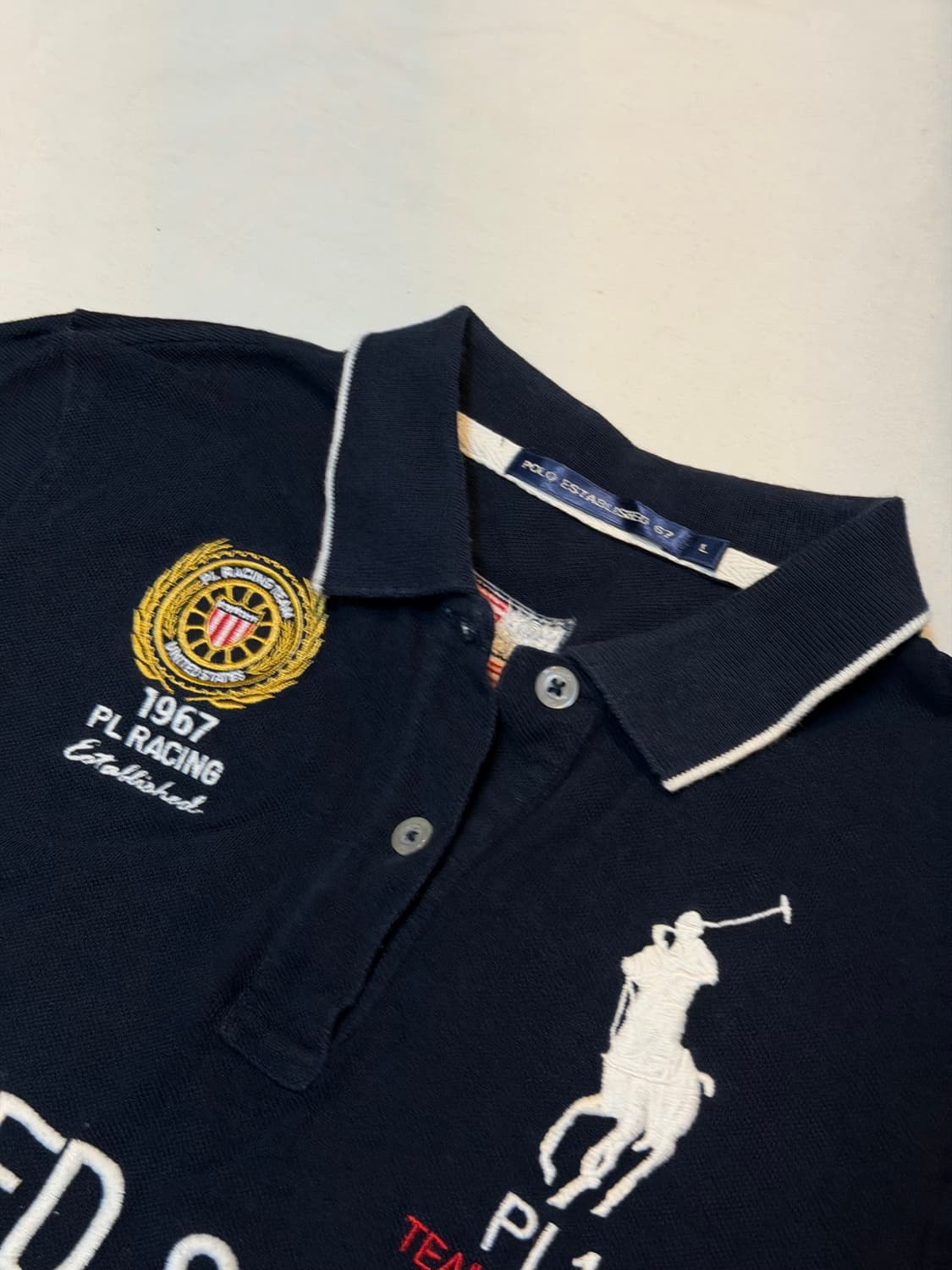 폴로 랄프로렌 빅포니 USA 치프키프 카라티 네이비 상품이미지3