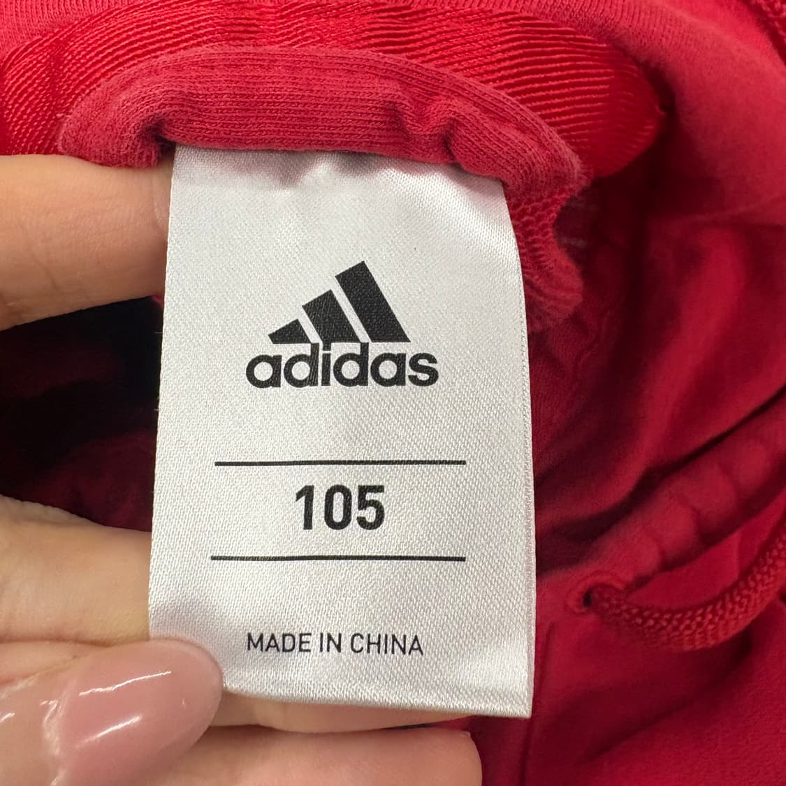 [정품/105] 아디다스 맨유 후드집업 레드 블랙 b19 상품이미지5