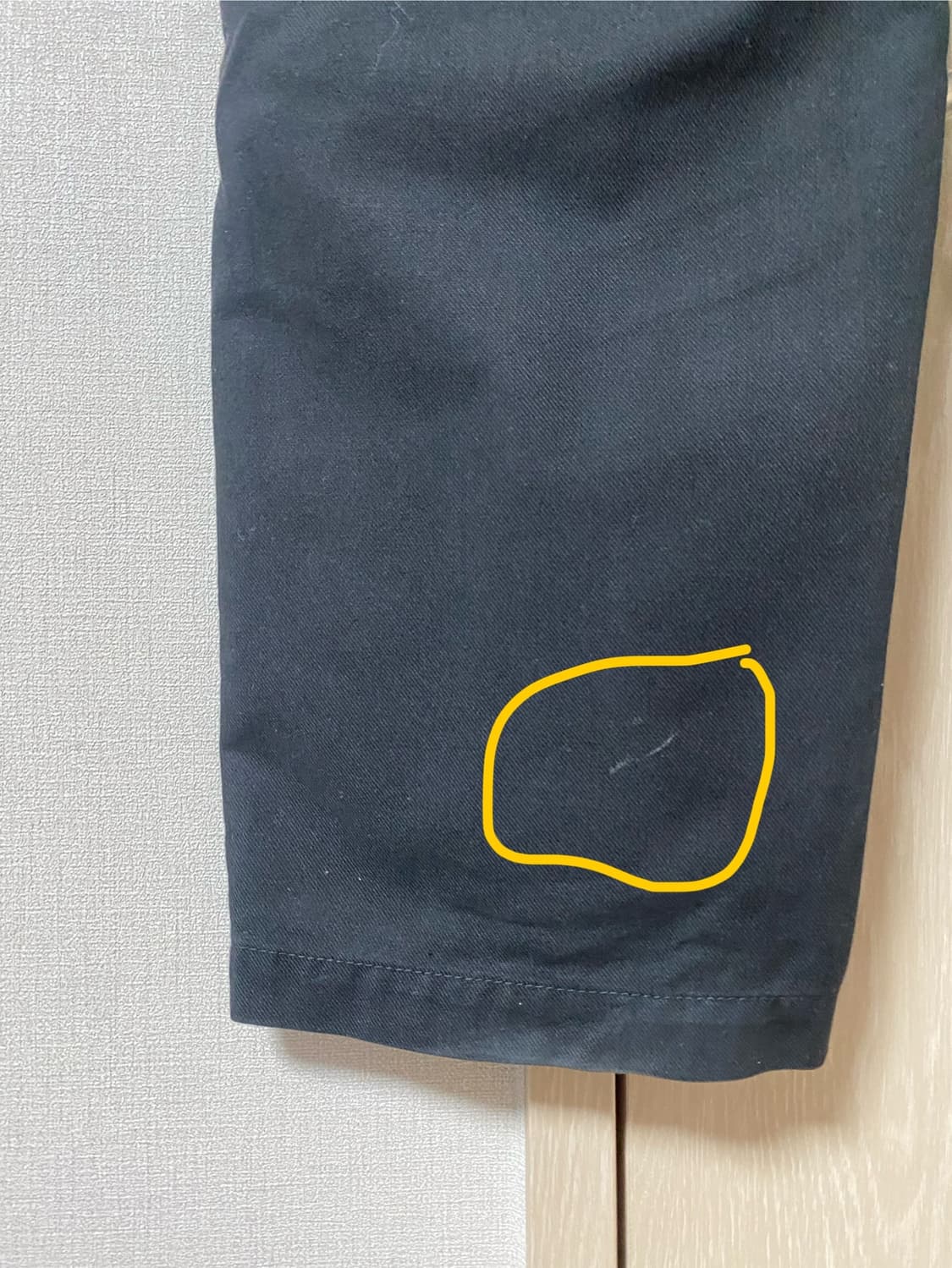 꼼데가르송 옴므 듀스 코튼 트라우저 블랙 XL 상품이미지9