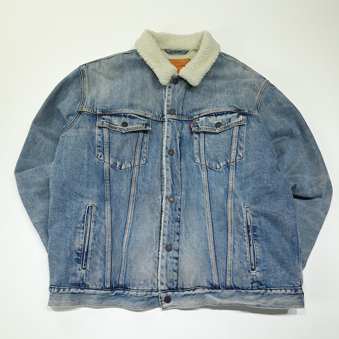 CL234 M 리바이스 셰르파 샘플 중청 트러커 자켓 상품이미지1