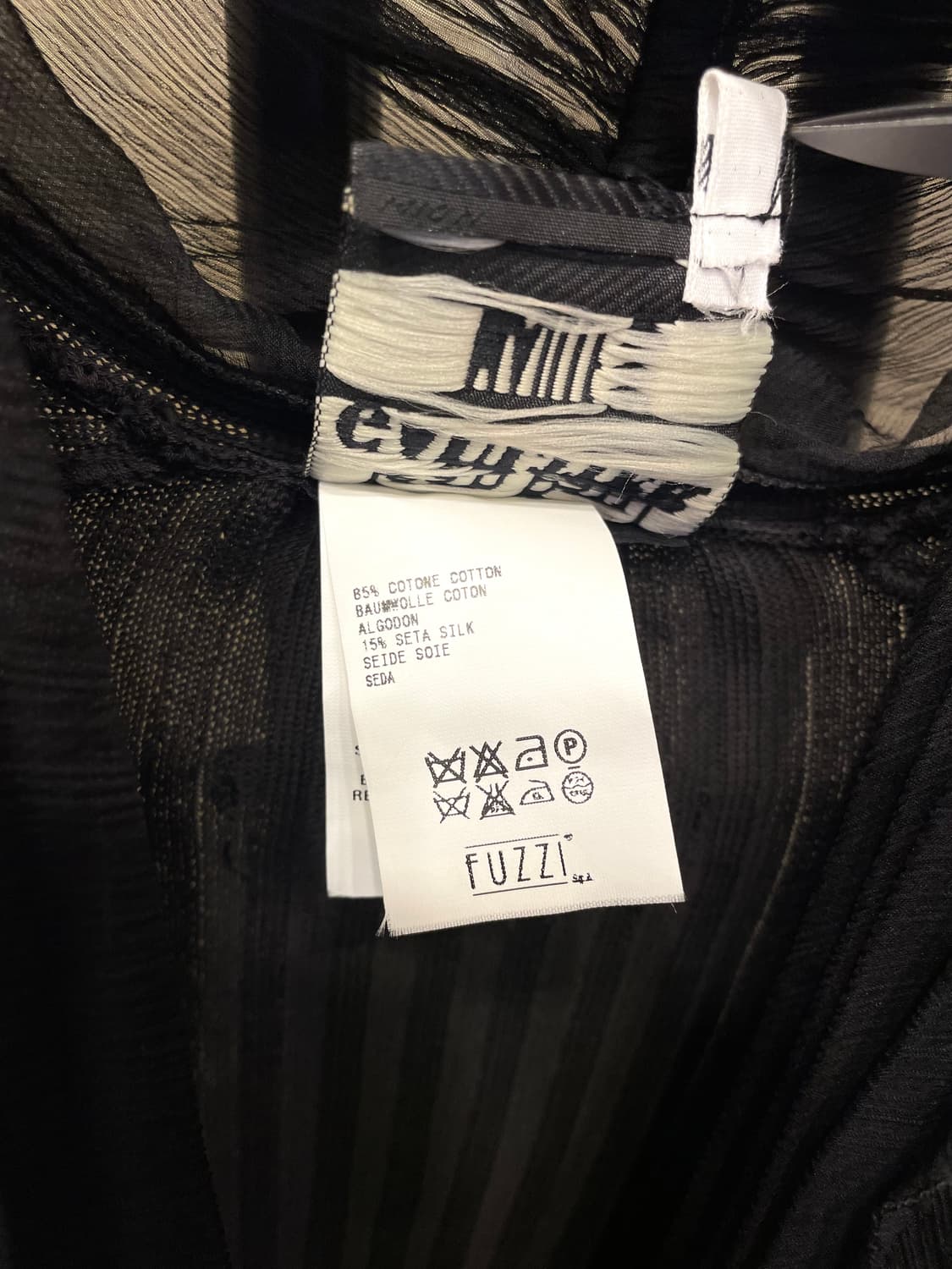 장폴고티에 블랙 시스루 블라우스 55~55반 상품이미지10