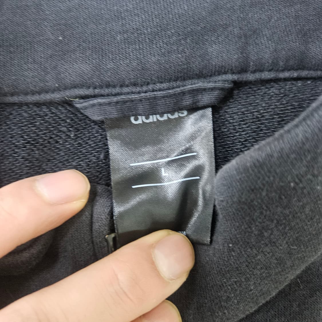 L 아디다스 트랙탑 블랙 져지 0303Y 상품이미지3