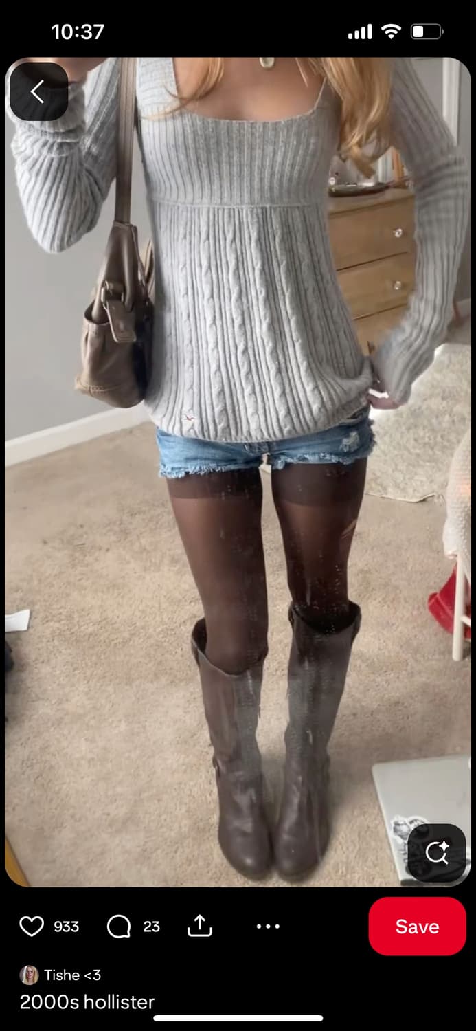 Hollister babydoll stripe knit 상품이미지5