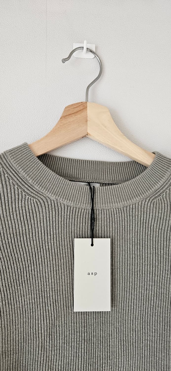 애습 면니트 그레이시 그린 올리브 상품이미지1