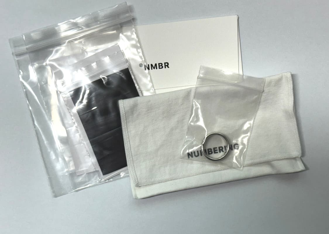 넘버링 코일 반지 실버 #8407 상품이미지5