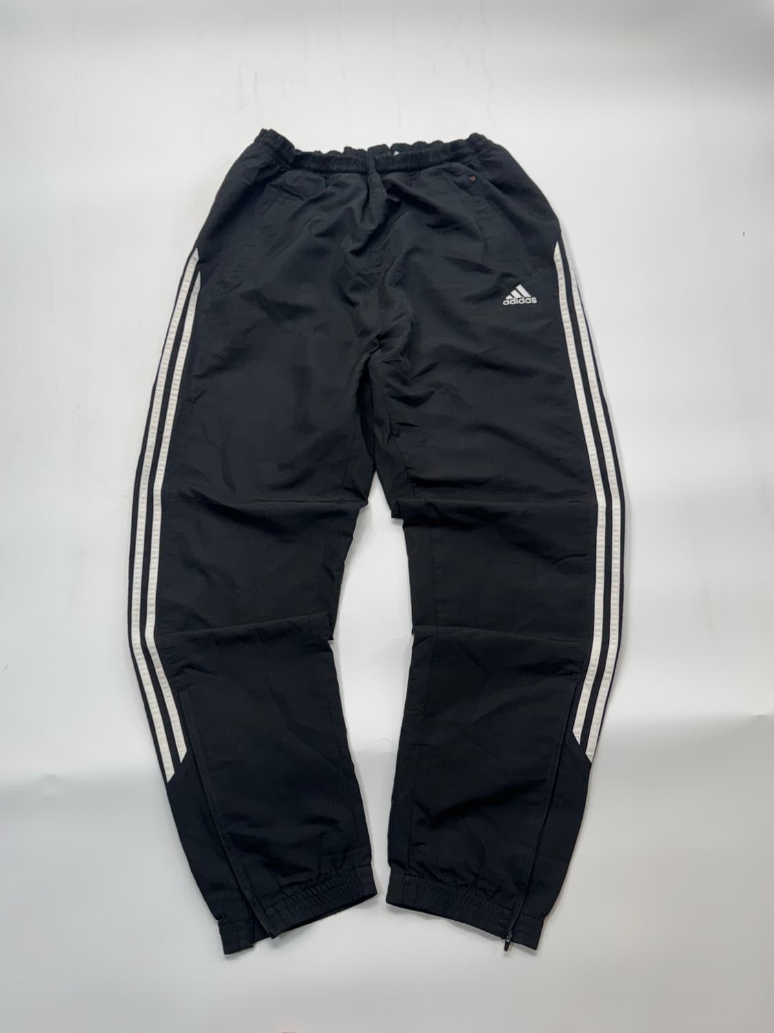 아디다스 삼선 블랙 트랙팬츠 바람막이 바지 상품이미지2