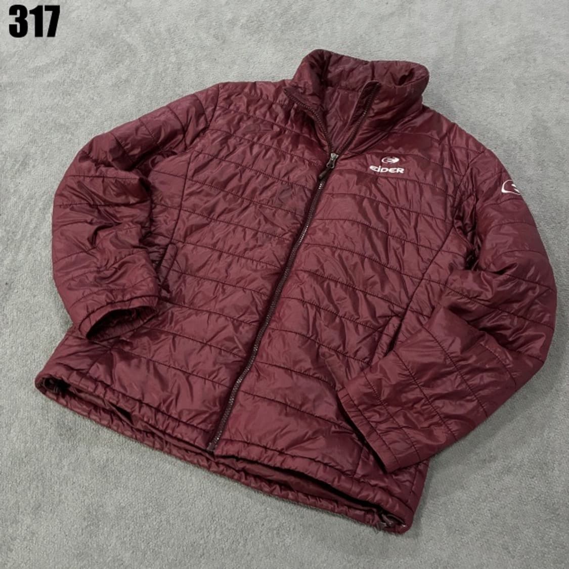 아이더 버건디 패딩 상품이미지1
