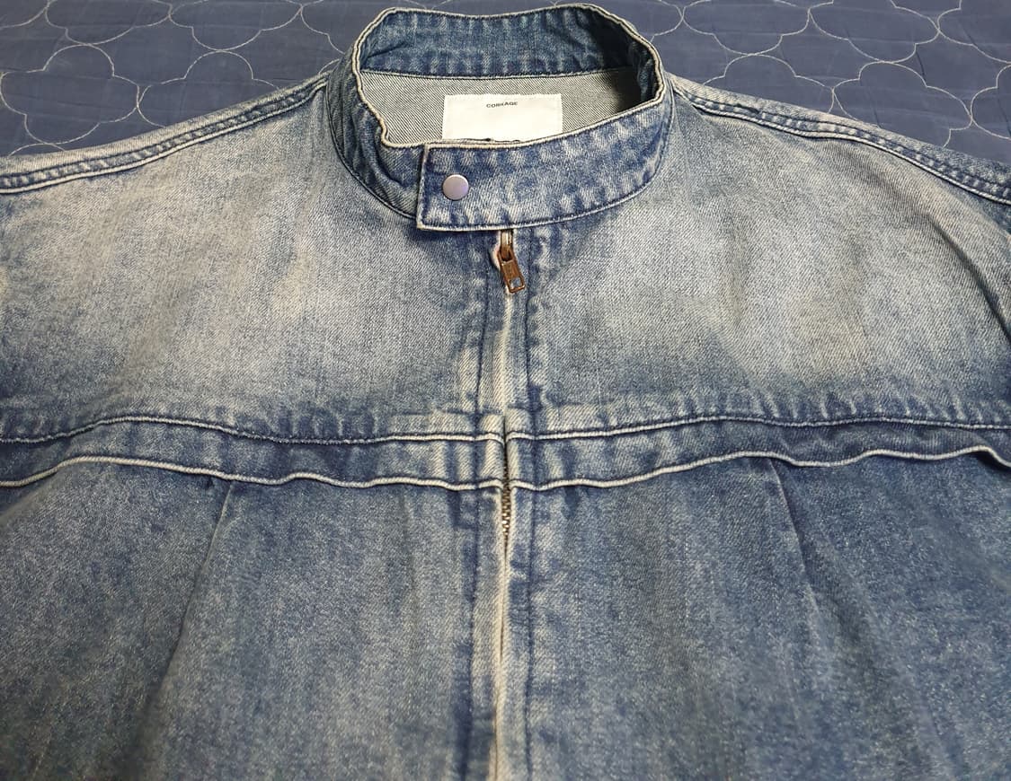 CORKAGE 빈티지워싱 라이더 데님자켓 (F) 상품이미지2