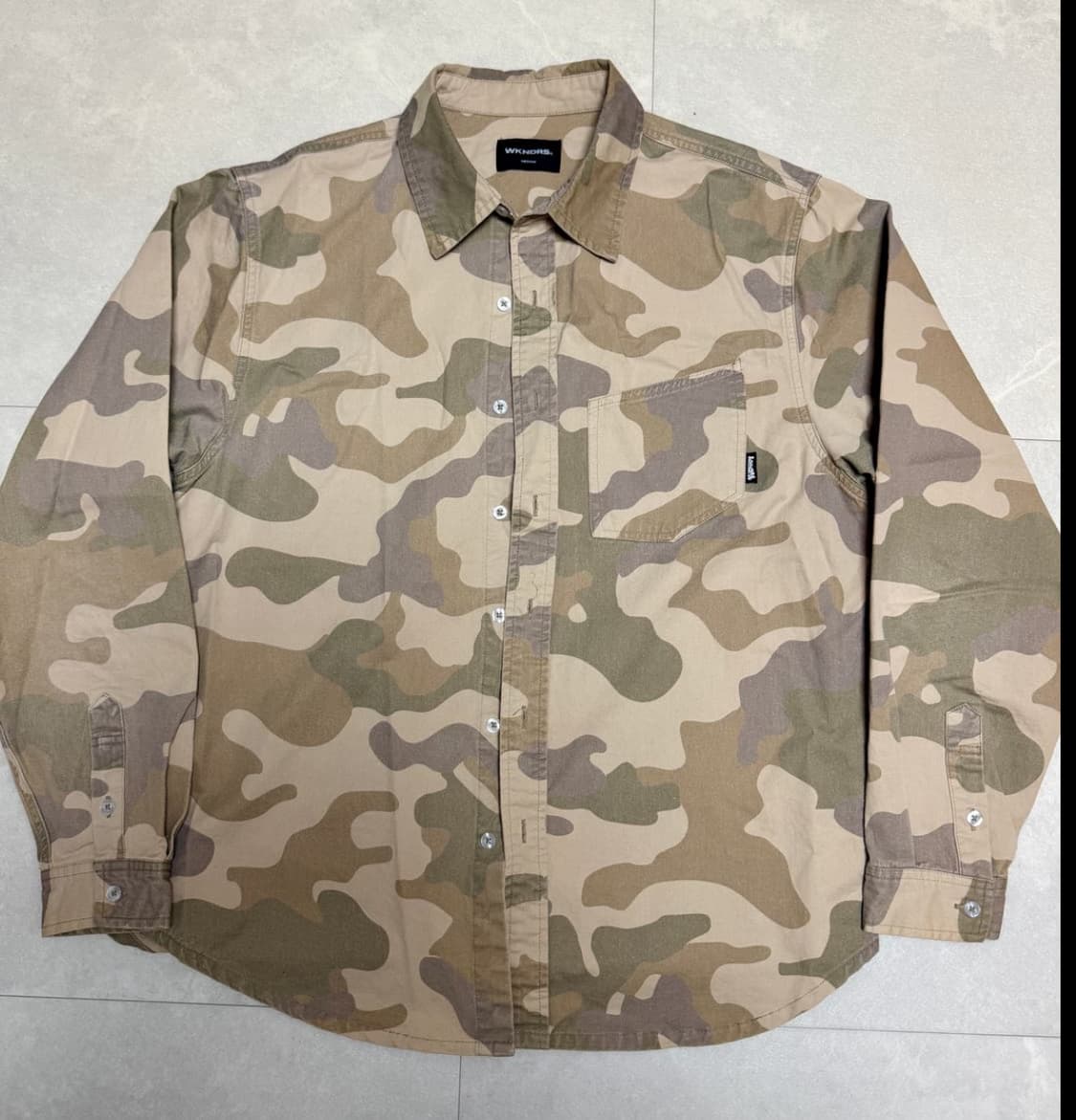 위캔더스 피로 카모 셔츠 M 상품이미지1