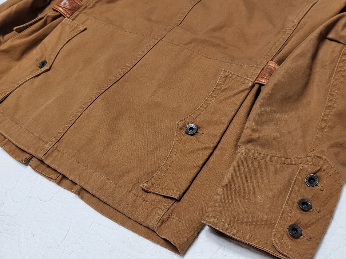 타케오 키쿠치 레더 카라 헌팅 자켓 상품이미지8