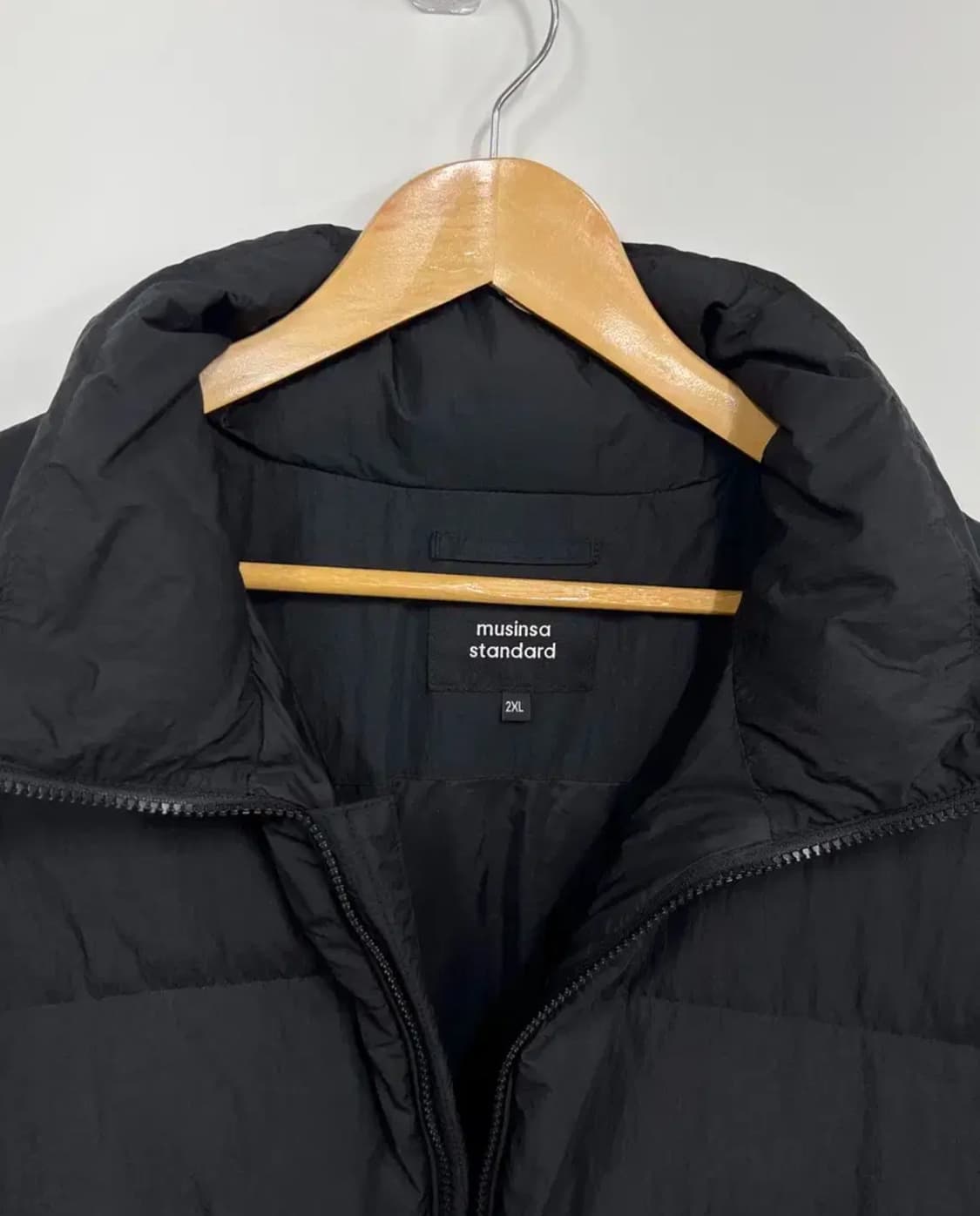 무신사 시티 레저 다운 숏 패딩 재킷 [2XL, 블랙] 상품이미지4