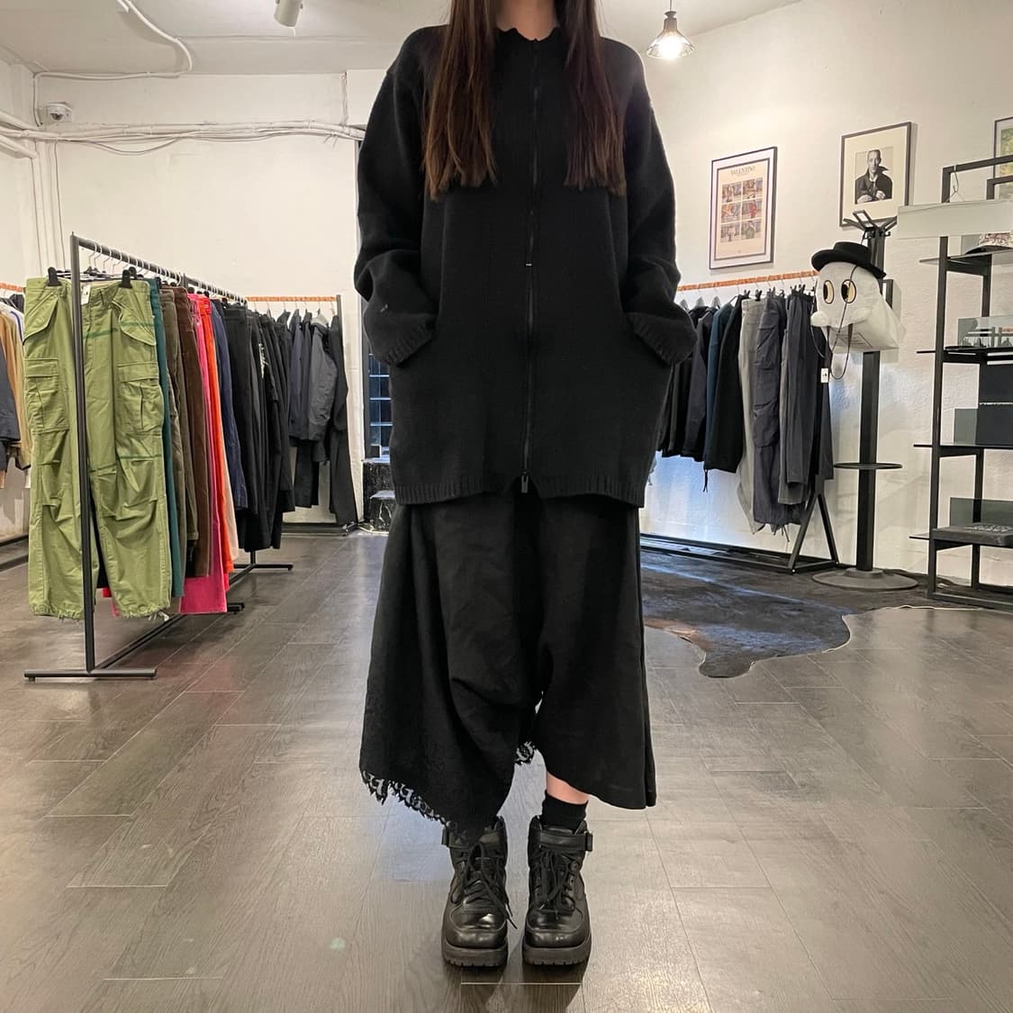 요지야마모토 크로셰 하카마 팬츠 상품이미지4