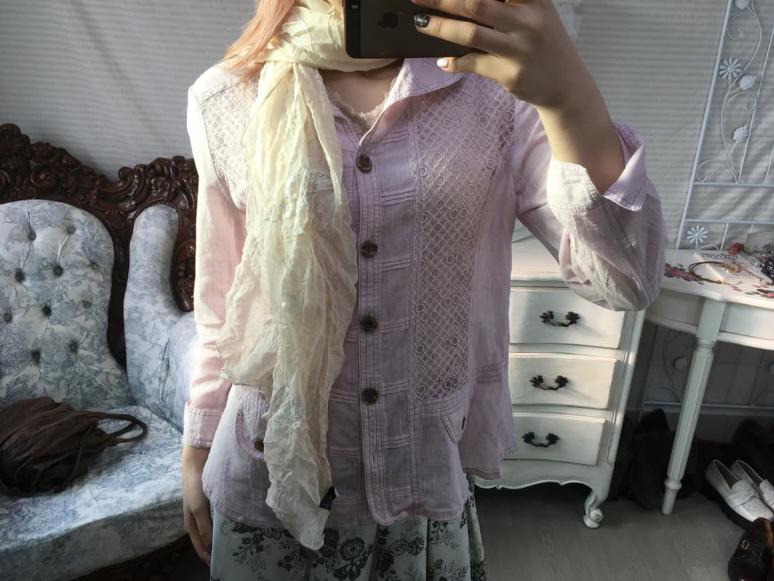 jpn vintage fairy silk muffler 상품이미지6