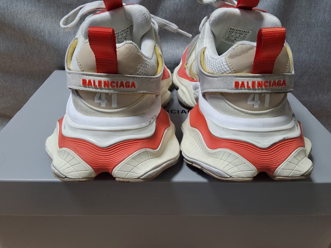 발렌시아가 카고스니커즈 레드 41 상품이미지4