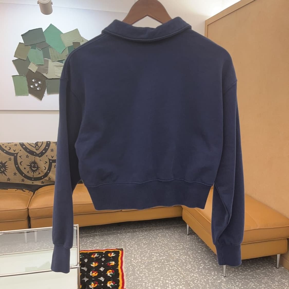 마리테프랑소와저버 여리 크롭 반집업 맨투맨 S C08047 상품이미지4