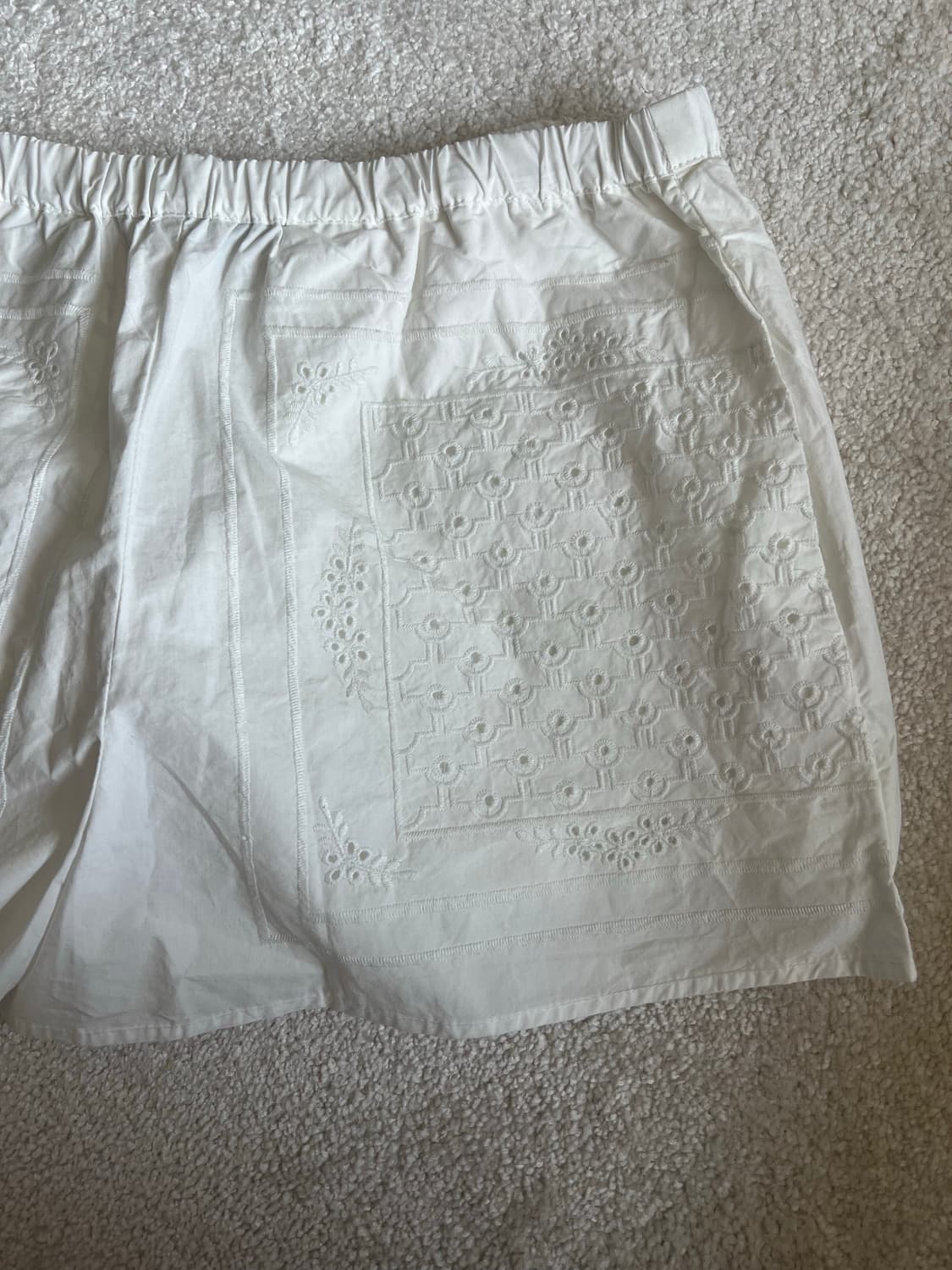 자라 자수 쇼츠 상품이미지3