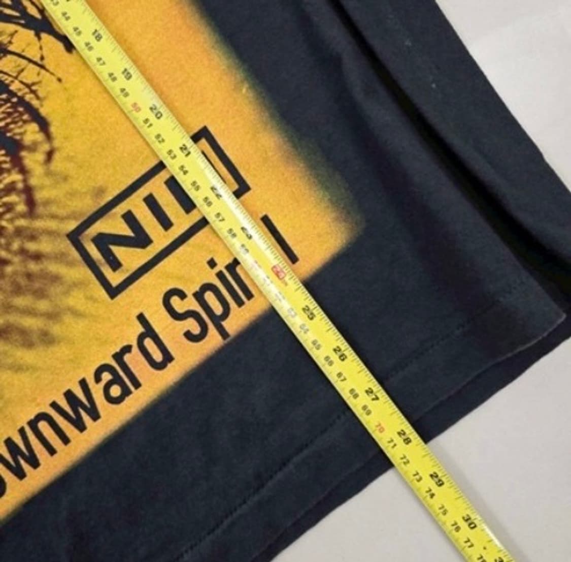 (rep) 빈티지 나인 인치 네일스 밴드 페이딩 티셔츠ye 상품이미지4