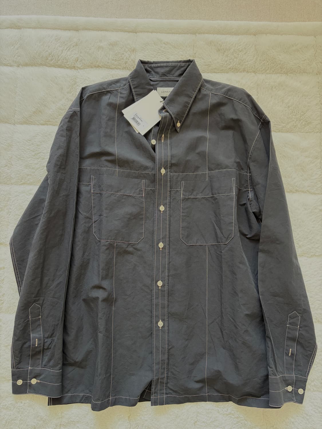 (새상품)Lemaire 르메르 밀리터리 스티치 셔츠 50 상품이미지1