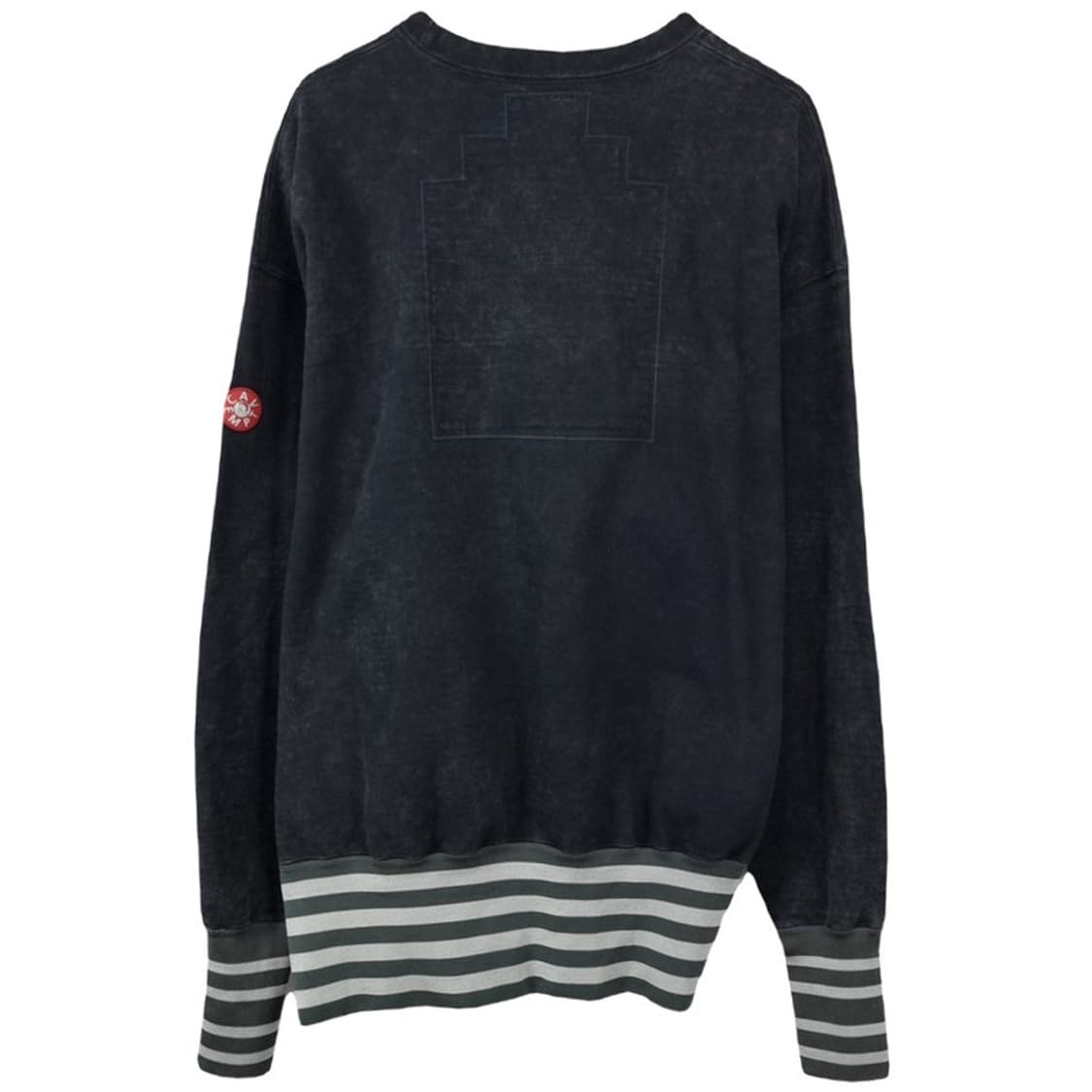 [카브엠트] 스트라이프 빈티지 워싱 오버핏 맨투맨 P01484 상품이미지3