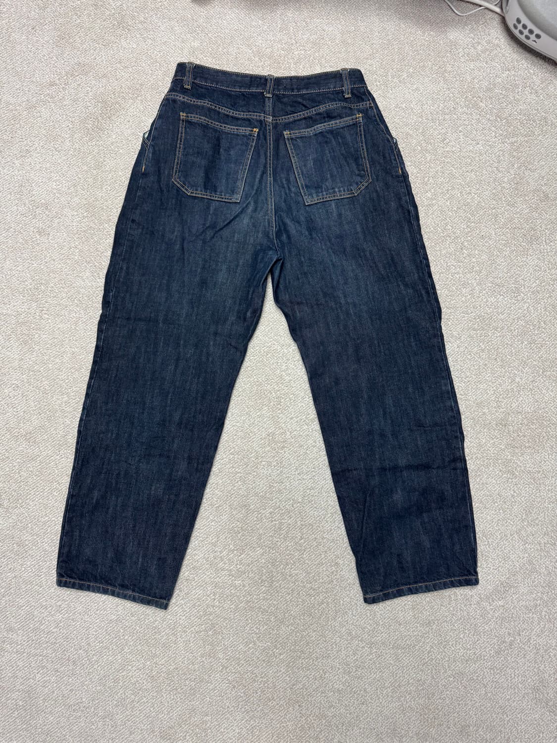 투턱 와이드 청바지 상품이미지2