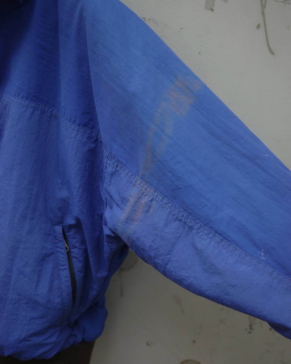 90s 더 노스페이스 로얄블루 나일론 웜업 자켓 상품이미지5