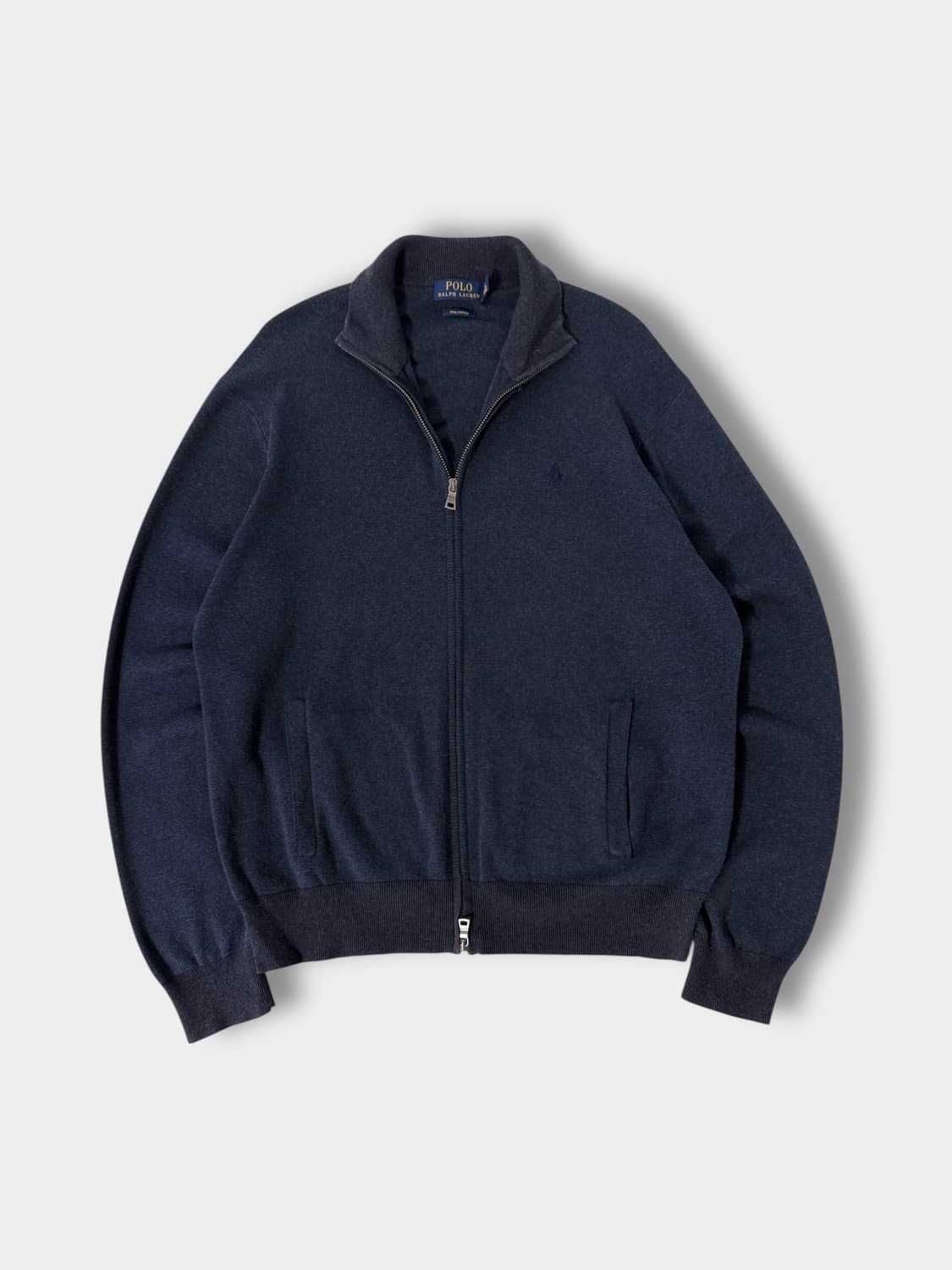 폴로 랄프로렌 신형 루즈핏 피마코튼 투웨이 니트 집업 상품이미지1