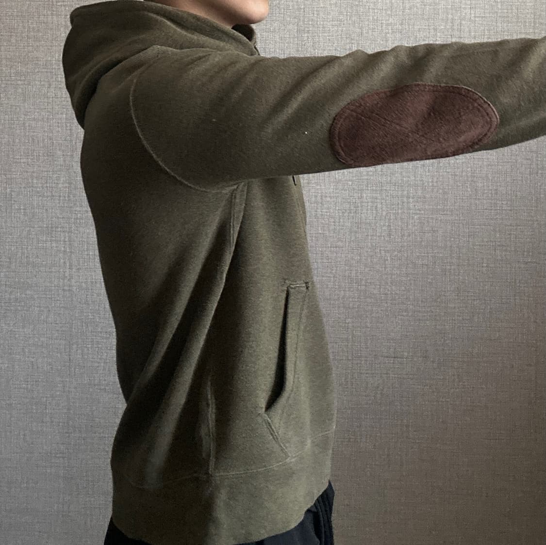 폴로 랄프로렌 엘보우 패치 후드티 L 상품이미지4