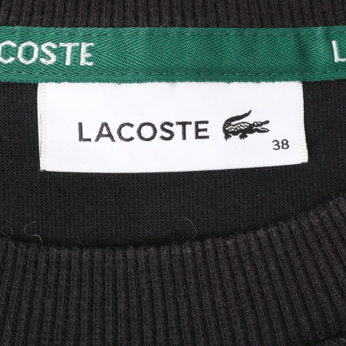라코스테 블랙 쉐도우 로고 코튼 스웻셔츠 상품이미지8