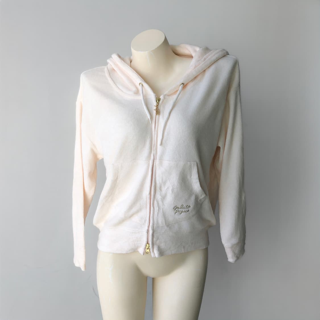 젤라또피케 페일 피치 후드 집업 상품이미지1