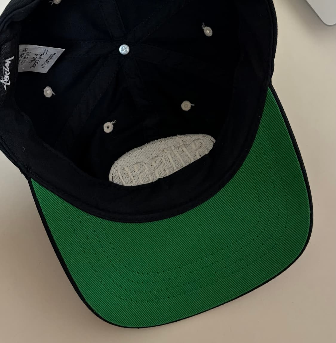 스투시 핏스탑 로우 프로 캡 블랙 Stussy Pitstop 상품이미지3