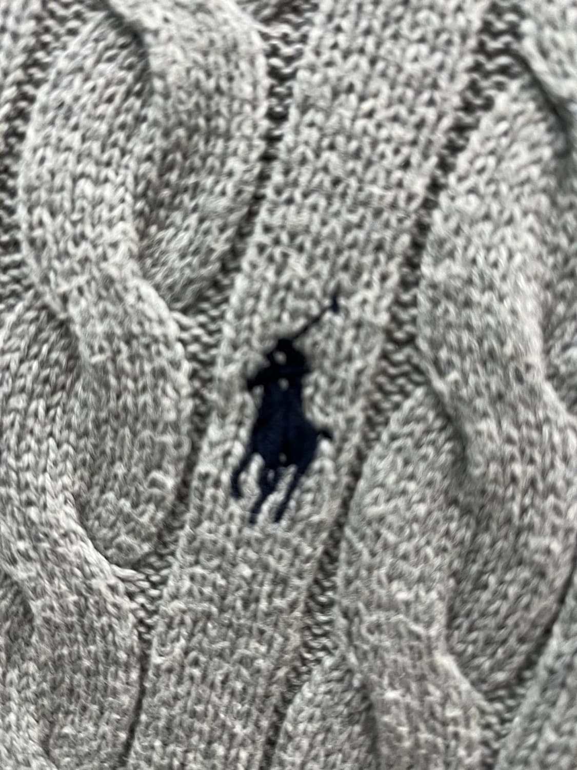 110) 폴로 신형 그레이 케이블 니트 상품이미지5