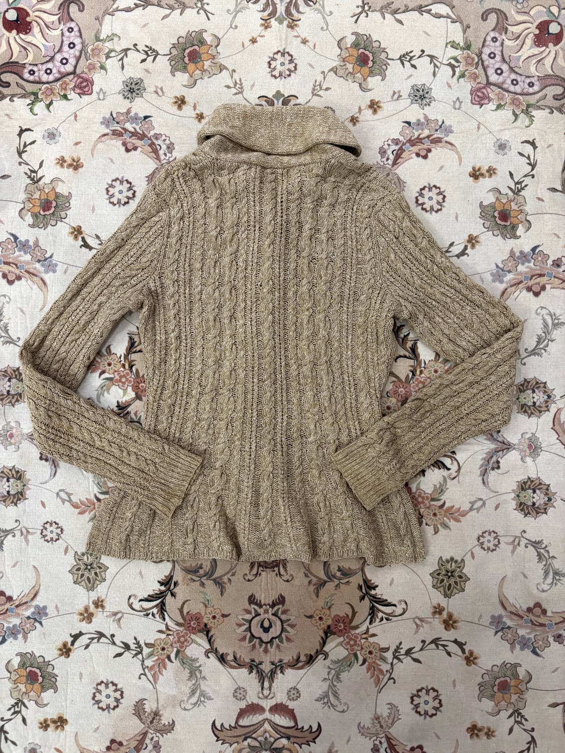 폴로랄프로렌 숄카라 케이블니트 가디건 상품이미지2