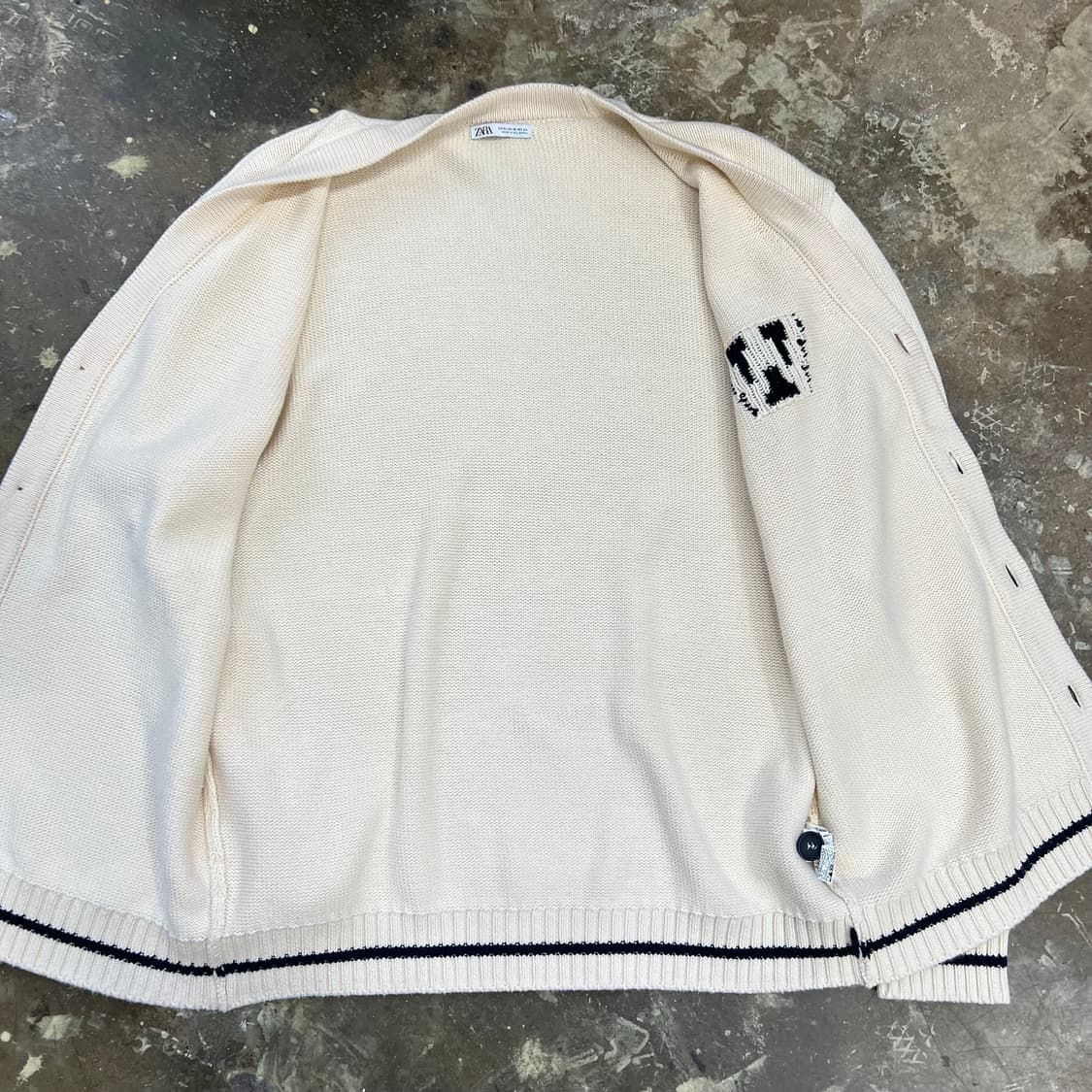 XL) ZARA 자라 루즈핏 가디건 상품이미지5